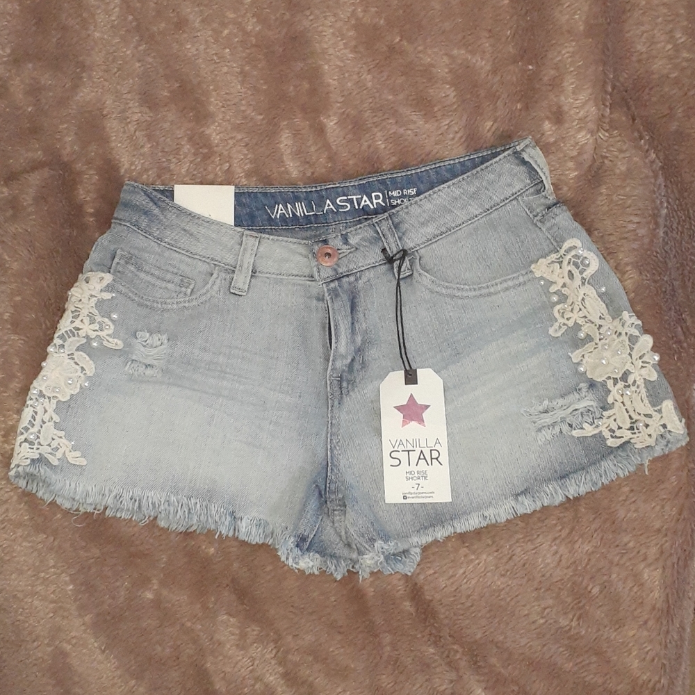 Vanilla Star Mid-Rise Shortie Size 7